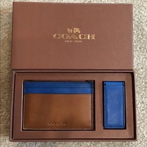 Coach Accessories - Coach Men’s Card Case & Money Clip Coach Accessories - Coach Men’s Card Case & Money Clip